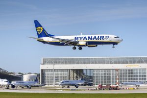 Avion Ryanair à rome