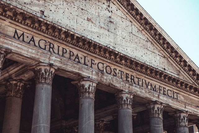La facade du Panthéon