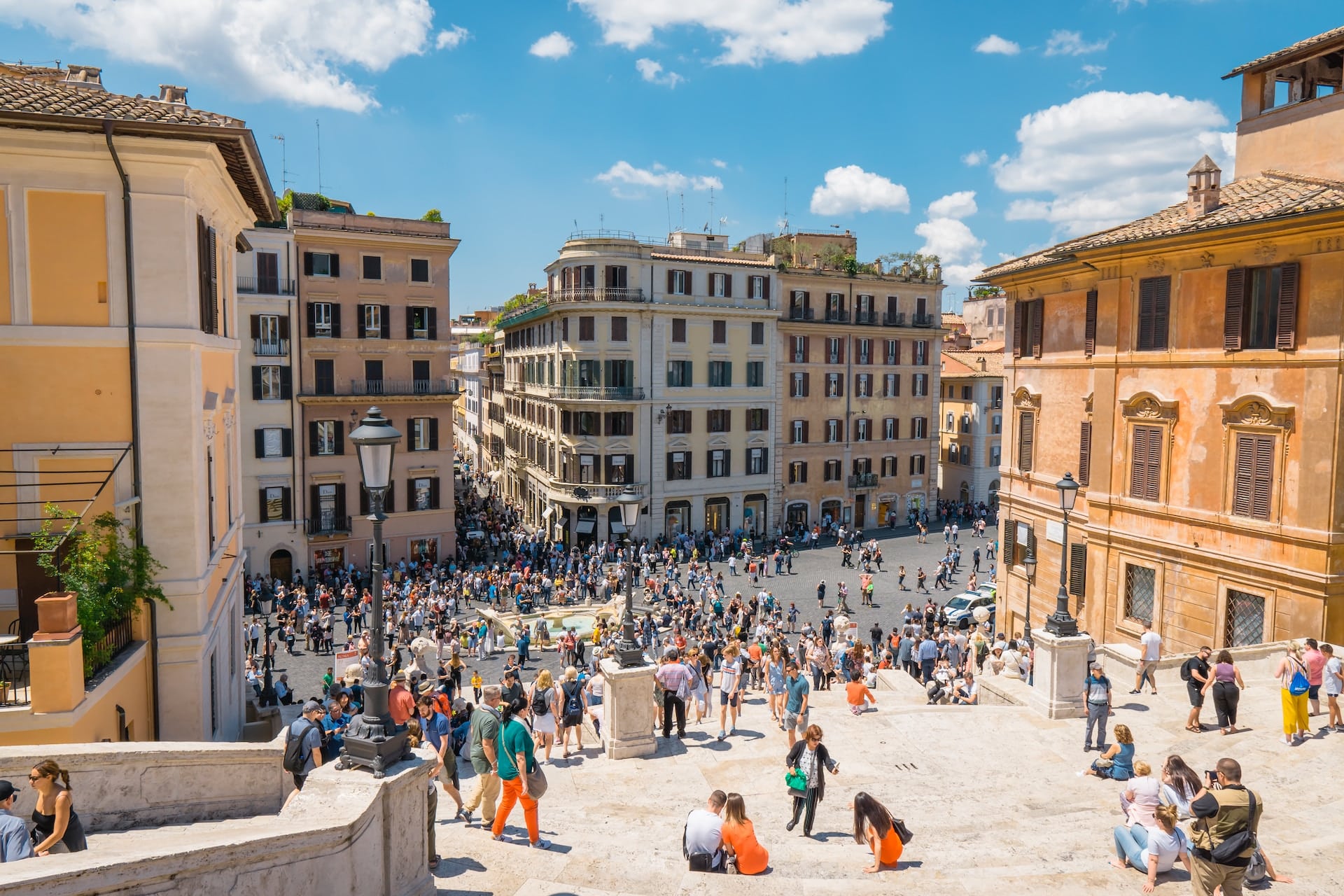 La foule à Rome