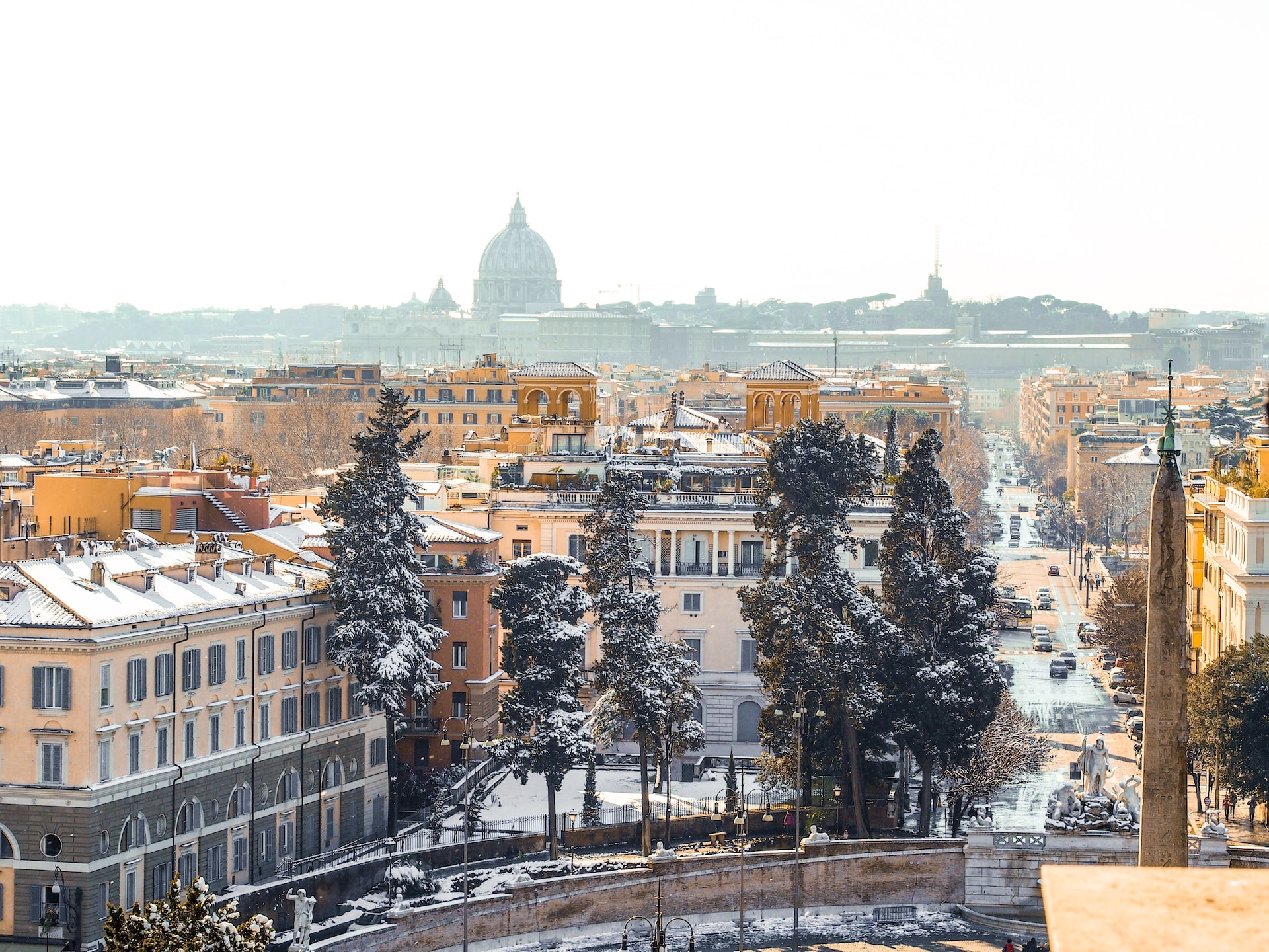 De la neige à Rome